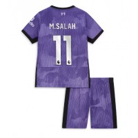 Fotbalové Dres Liverpool Mohamed Salah #11 Dětské Alternativní 2023-24 Krátký Rukáv (+ trenýrky)